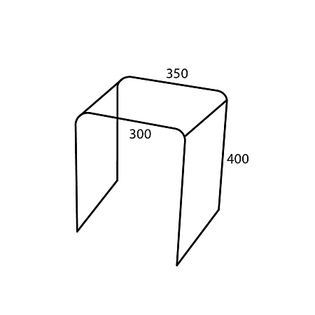 Стул для душевой кабины Jacuzzi 6505256A акрил 345*400*300 мм