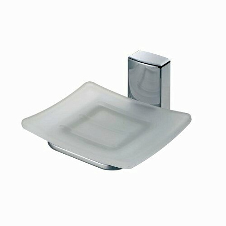 Мыльница WasserKRAFT Leine K-5029 стеклянная, хром