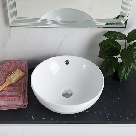 Раковина накладная BelBagno BB1077 44x44x15.5 белый