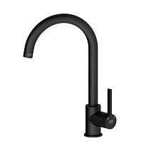 Смеситель GPD Gildo MTE165-S для кухонной мойки черный