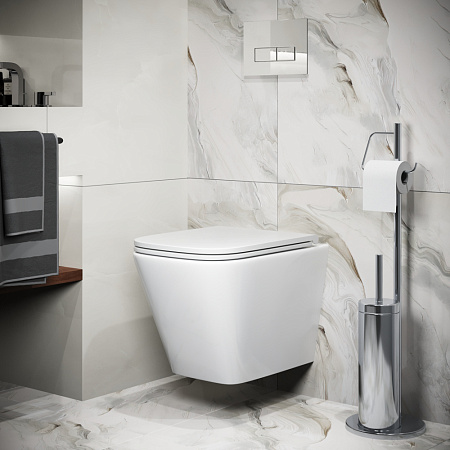 Унитаз подвесной Grossman Торнадо GR-4479SQ безободковый, белый