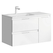 Тумба под раковину Aqwella Accent ACC0109LW 90 L белый