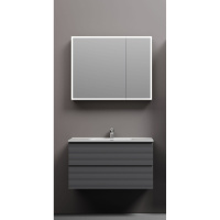 Мебель для ванной Sancos Folk FL90GS 90 Grey soft/белый