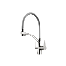 Смеситель для кухонной мойки Sancos Eri SC4001BN брашированный никель/серый