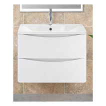 Тумба с раковиной BelBagno Acqua ACQUA-800-2C-SO-BL 80 подвесная, Bianco Lucido