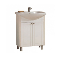 Тумба с раковиной Aquaton Альпина 1A133401AL530 65 дуб молочный