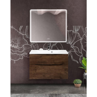 Мебель для ванной BelBagno Marino MARINO-H60-800-2C-SO-RW-P 80 rovere moro