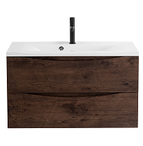 Тумба с раковиной BelBagno Marino MARINO-900-2C-SO-RW-P 90 rovere moro