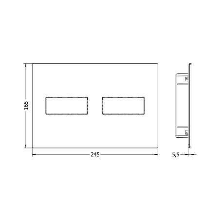Кнопка смыва ArtCeram Inox 710.000.BG золото 
