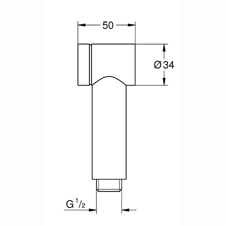 Гигиенический душ Kludi 7343405-00 хром
