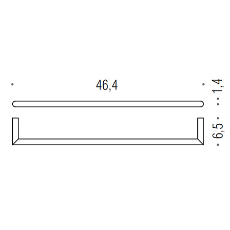 Полотенцедержатель Colombo Mini B4010.OM золото матовое