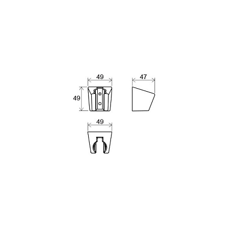 Держатель Ravak X07P640 612.20 для душа, черный
