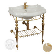 Консоль напольная Migliore Bella 20719 для раковины 73 см, с решеткой