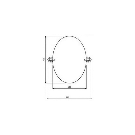 Зеркало Bagno & Associati Tempo TM41251 CR