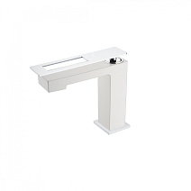 Смеситель Boheme Q 141-WCR для раковины, белый/хром