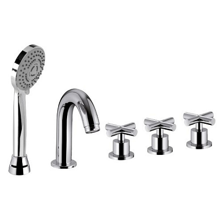 Смеситель Palazzani Formula 62138410 на борт ванны, хром