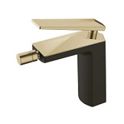 Смеситель Boheme Venturo 386-B для биде, золото/черный