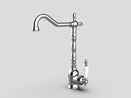 Смеситель GPD Retro MTE180 для раковины, хром