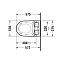 Унитаз подвесной Duravit ME by Starck 2510092000 с сиденьем SensoWash Starck f Plus 612000012000320 - фото 13