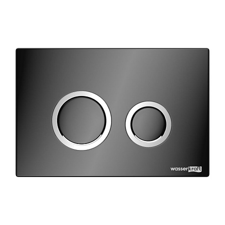 Кнопка смыва WasserKRAFT PB01 черный