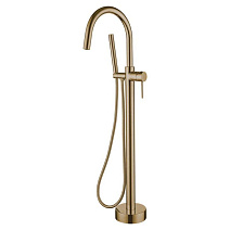 Смеситель Boheme Uno 469-BR для ванны с душем, напольный, бронза Смеситель Boheme Uno 469-BR для ванны с душем, напольный, бронза