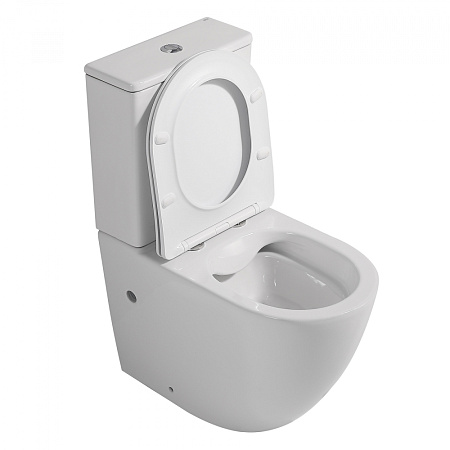 Унитаз-компакт ABBER Bequem AC1110 безободковый, белый