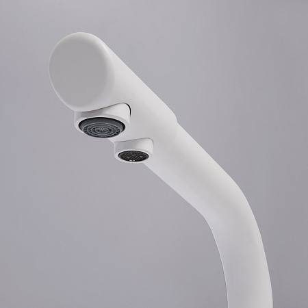 Смеситель WasserKRAFT A8357 для кухонной мойки, белый