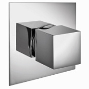 Термостат Palazzani Qadra 41260310 для душа на 2-3 потребителя(внешняя часть), хром