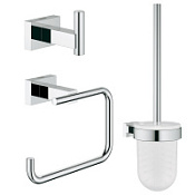 Набор аксессуаров для ванной Grohe Essentials Cube 40757001 3 предмета
