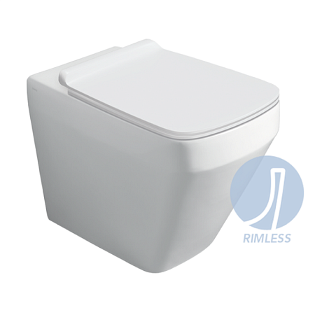 Крышка-сиденье для унитаза Simas Baden Baden BB 004 bia с системой микролифт, белый/хром