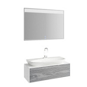 Мебель для ванной Aqwella Genesis GEN0110MG 100 миллениум серый