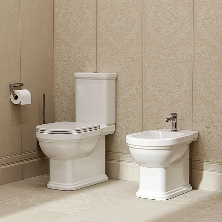 Биде напольное Kerama Marazzi Pompei PO.bidet.01 белый глянцевый