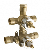 Cкрытая монтажная часть Palazzani 99277410смесителя для ванны с душем на 2 потребителя