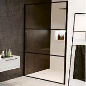 Душевая дверь в нишу Riho Grid  GB101 G004003121 100x200 черный матовый