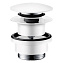 Донный клапан для раковины Hansgrohe 50100700 Push-Open белый матовый