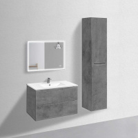 Мебель для ванной Vincea Mia VMC-2MC900BT 90 подвесная, 2 выкатных ящика, Beton