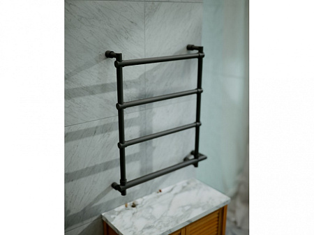 Полотенцесушитель электрический Margaroli Sole 542-4 черный матовый