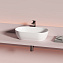 Раковина накладная Ceramicanova Twist CN12001 50x30x14 белый - фото 2