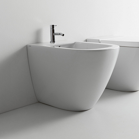 Биде напольное GLOBO Stockholm LA010.BI*1 белый