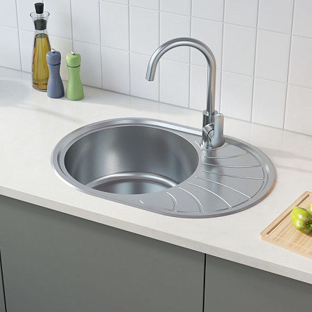 Мойка кухонная IDDIS Suno S SUN65SDi77 65х46 хром