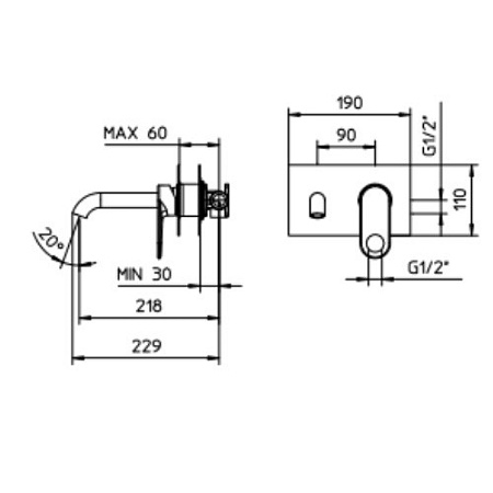 Смеситель Palazzani Wild 08317443 для раковины, матовый белый