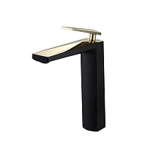 Смеситель Boheme Venturo 382-B для раковины, черный/золото