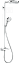 Душевая стойка Hansgrohe Raindance Select 27633000 Showerpipe S 240 1jet PowderRain хром
