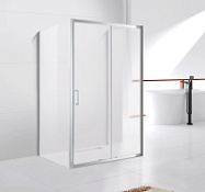 Душевой уголок Cezares Molveno MOLVENO-AH-12-130/90-P-Cr 130x90x195 стекло рифленое/профиль хром