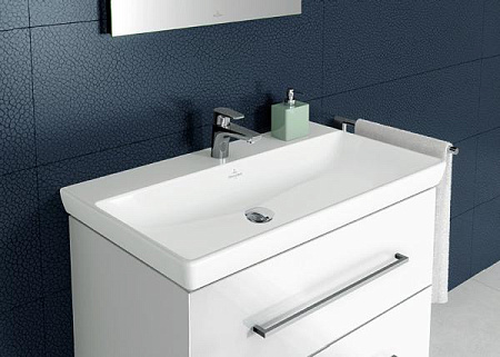 Мебельная раковина Villeroy & Boch Avento 41568001 80 альпийский белый