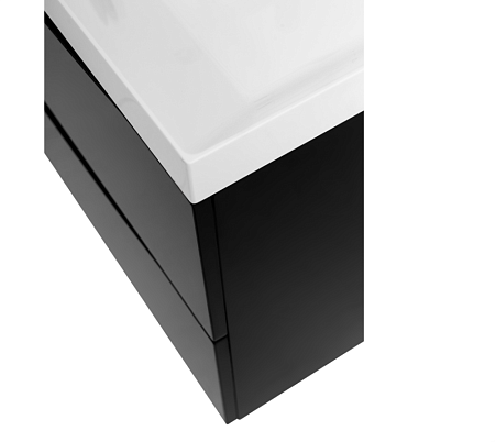 Тумба с раковиной BelBagno Marino MARINO-1000-2C-SO-NL-P 100 nero lucido