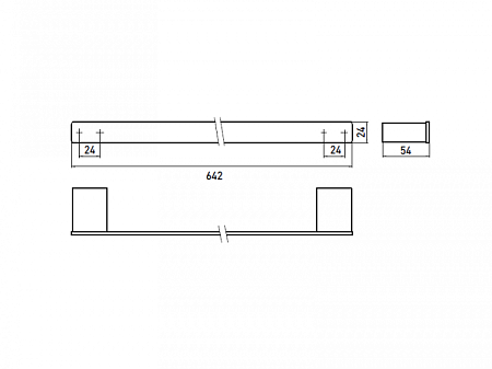 Полотенцедержатель Emco Loft 0560 133 60 черный