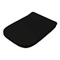 Крышка-сиденье ArtCeram A16 ASA001 17;71 c микролифтом, nero satinato/cromo