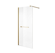 Душевая перегородка Niagara Nova NG-641-11 GOLD 110x195 стекло прозрачное/профиль холодное золото