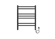 Полотенцесушитель электрический Aquatek Альтаир AQ EL KP0770BL 50х70 2-3-2 черный муар